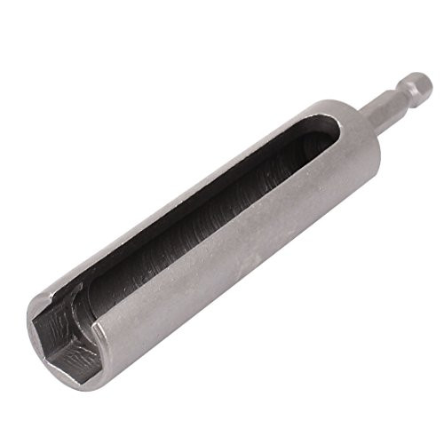 uxcell a14110600ux0731 Hex Shank 14mm Hexagon Nut Socket 5 inches Slotted Extension Driver Bit