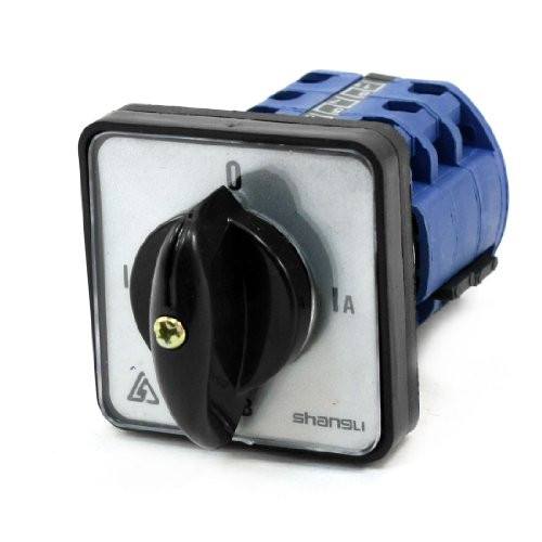 uxcell 660V Ui 20A Ith Four Position Universal Rotary Cam Changeover Switch