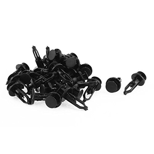 uxcell 9mm x 18mm x 28mm Rivet Retainer Fender Car Bumper Push Clip 30pcs