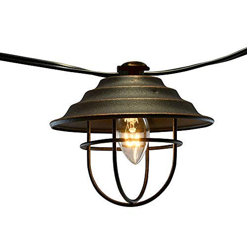 Lumabase 39301 Electric Bronze Metal Caf?tring (10 Lights)