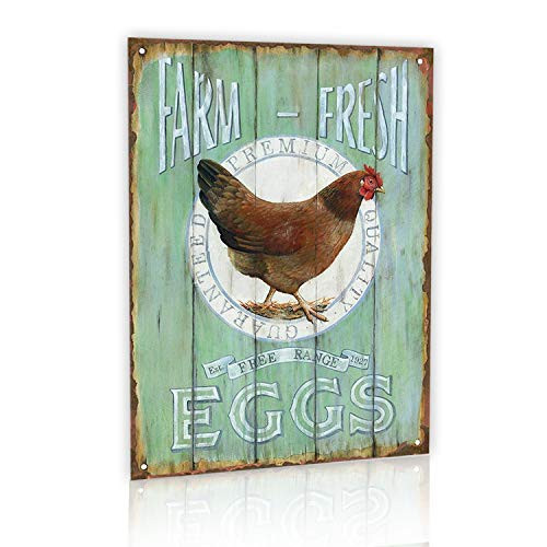 MMOUNT Farm Fresh Free Range Eggs Retro Garage Tin Signs Country Home Kitchen Coop Decor MMOUNT Farm Fresh Free Range Eggs Retro Garage Tin Signs Country Home Kitchen Coop Decor