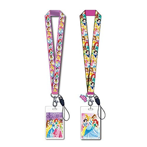Disney Princess Lanyard and Disney Princess Purple Lanyard 2 Pack Disney Princess Lanyard and Disney Princess Purple Lanyard 2 Pack