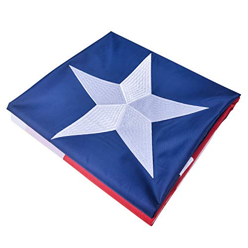 OLYNIK Texas Flags 3x5 Outdoor, Durable 240D Nylon 3x5 Texas Flag- UV Protected, Embroidered Stars, Sewn Stripes, Brass Grommets Outside US Flag