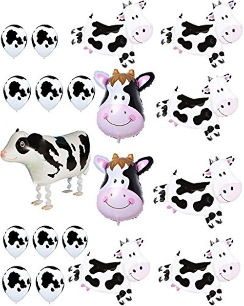 Agreatca Cow Balloons Party,Farm Animal Cow Theme Birthday Party Supplies Birthday BBQ Party Decorations. Agreatca Cow Balloons Party,Farm Animal Cow Theme Birthday Party Supplies Birthday BBQ Party Decorations.