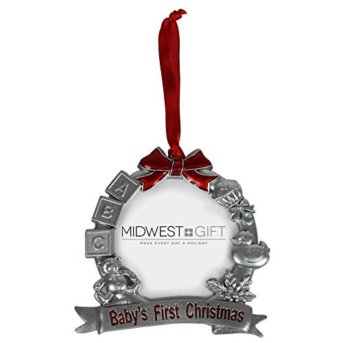 Midwest-CBK Baby's First Christmas Ornament Frame