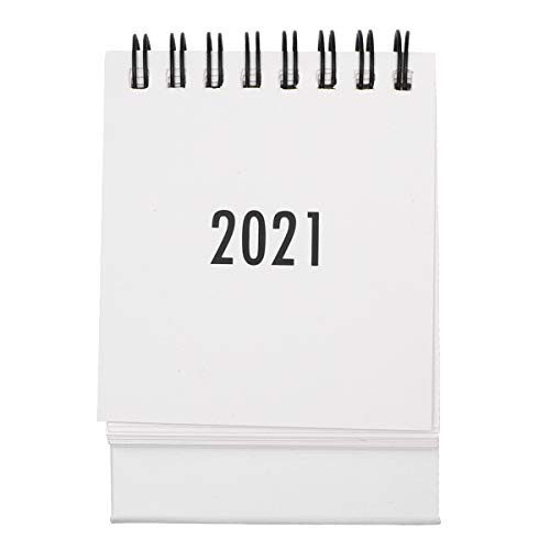 2020-2021 Desk Calendar Mini Monthly Calendar 18 Months Standing Flip Calendar July 2020 - December 2021 for Home Office
