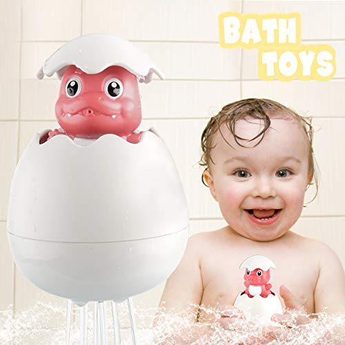 Baby Bath Toys for 1 2 3 4 5 Year Old Boys Girls Gifts, Fountain Dinosaur Egg Toys for Toddlers Kids Infants Age 1-3, Water Shower Bathtub Toys for 12 Baby Bath Toys for 1 2 3 4 5 Year Old Boys Girls Gifts, Fountain Dinosaur Egg Toys for Toddlers Kids Infants Age 1-3, Water Shower Bathtub Toys for 12