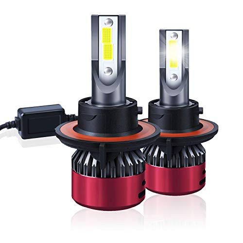 Kairiyard H13 Led Headlight Bulbs 6000K Cool White 55W 9000LM Extremely Bright DOB Chips 9008 Fog Light High/Low Beam 360 Rotation All in One Conversi Kairiyard H13 Led Headlight Bulbs 6000K Cool White 55W 9000LM Extremely Bright DOB Chips 9008 Fog Light High/Low Beam 360 Rotation All in One Conversi