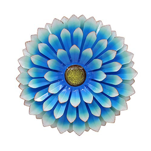 LIMEIDE Large Metal Flower Outdoor Wall Decor Garden Hanging Decoration Iron Floral Wall Art for Balcony Patio Porch Bedroom Bedroom Living Room Offic LIMEIDE Large Metal Flower Outdoor Wall Decor Garden Hanging Decoration Iron Floral Wall Art for Balcony Patio Porch Bedroom Bedroom Living Room Offic