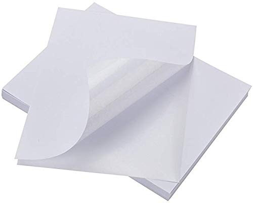 Immuson 8.5 x 11 Inch Address Label, Full Sheet Self Adhesive Shipping Labels (100 Sheets)