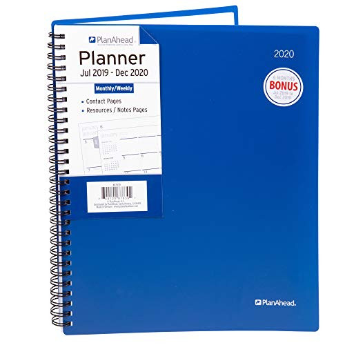 PlanAhead 2019-2020 Academic Daily Planner 8.5" x 11" - Large Weekly & Monthly Planner - Increase Productivity to Achieve Your Daily and Yearly Goals