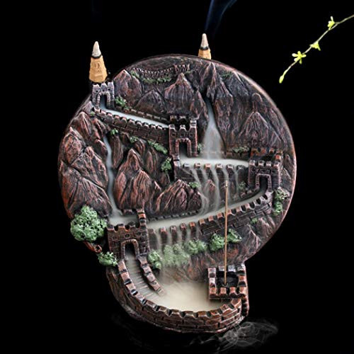 Incense Burner, Incense Cones Burner Incense Stick Holder Ceramic Backflow Incense Burner 10 Free Cones Home Decoration Handicraft Gift Backflow Incen Incense Burner, Incense Cones Burner Incense Stick Holder Ceramic Backflow Incense Burner 10 Free Cones Home Decoration Handicraft Gift Backflow Incen