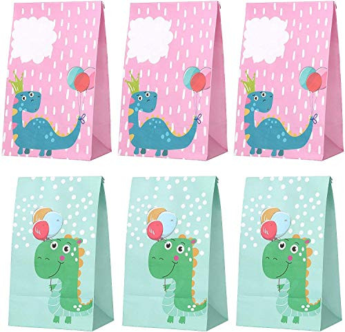 DIYASY 24 Pcs Dinosaur Goodie Bags,Dino Theme Party Candy Bags Cute Dinosaur Gift Bags for Kids Birthday and Baby Shower Supply DIYASY 24 Pcs Dinosaur Goodie Bags,Dino Theme Party Candy Bags Cute Dinosaur Gift Bags for Kids Birthday and Baby Shower Supply