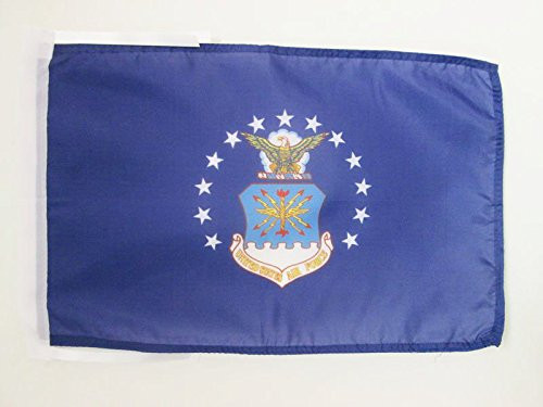 AZ FLAG United States Air Force Flag 18'' x 12'' Cords - US Air Force - USAF Small Flags 30 x 45cm - Banner 18x12 in