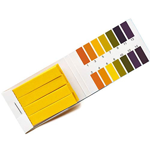 Litmus pH Test Strips, Universal Application pH 1-14 Test Paper, A Packs of 80 Strips