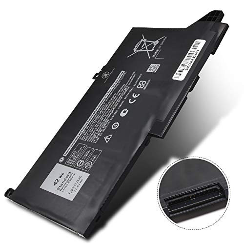 New DJ1J07280 42Wh Battery Compatibel with Dell Latitude 12 7000 7480 7290 E7280 E7290 7380 7390 E7380 E7390 7480 7490 E7480 E7490 Series Notebook,P/N