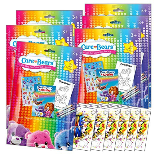 Coloring Pack Party Favors in Resealable Pouches Stickers, Crayons, and Coloring Activity Book, Bundle Includes Separately Licensed GWW Reward Sticker