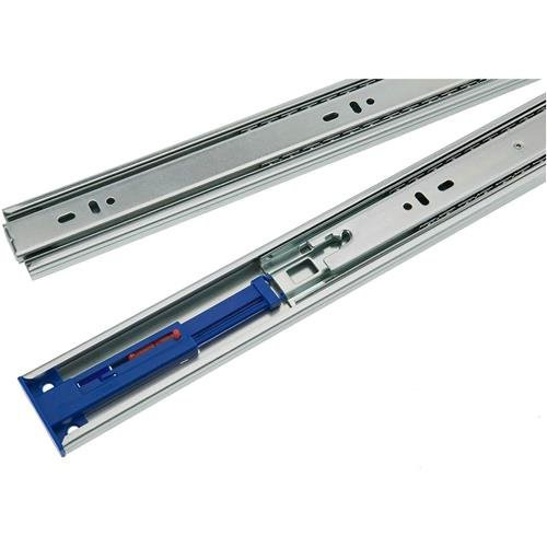 Shop Fox D4450 Push-To-Open Ball Bearing Drawer Slide, 18-Inch