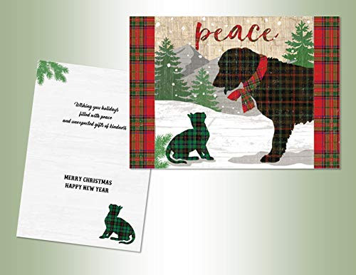 PERFORMING ARTS BOXED CHRISTMAS CARD SET Peace Set of 18 cards with full color inside designs/18 envelopes (1 design per box)