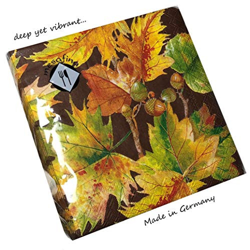 Fall Napkins, Acorns | Fall Paper Napkins | Thanksgiving Napkins Paper | Thanksgiving Napkins | Fall Paper Napkins | Decorative Napkins for Decoupage