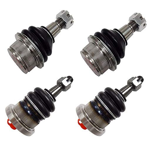 4PC Front Lower & Upper Ball Joints For Jeep 05-10 Grand Cherokee 06-10 Commander