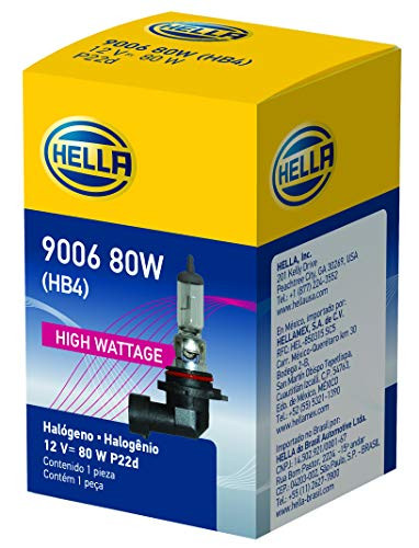 HELLA 9006 80W High Wattage Bulb, 12V