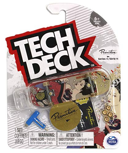 Mini Fingerboards Primitive Skateboards Series 11 Nick Tucker Geisha Complete Deck
