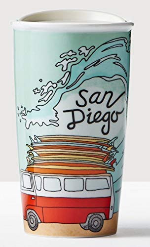 Starbucks SAN DIEGO Traveler 12oz Local Collection Double Wall Ceramic 2016