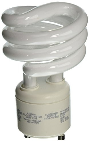 TCP SpringLamp CFL 75W Equivalent, Soft White (2700K), GU24 Base Spiral Light Bulb