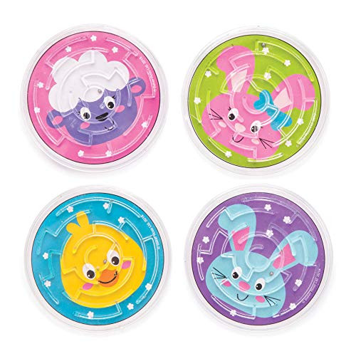 Baker Ross Easter Buddies Maze Games (Pack of 8) for Kids Easter Party Bag Fillers or Gift Ideas Baker Ross Easter Buddies Maze Games (Pack of 8) for Kids Easter Party Bag Fillers or Gift Ideas