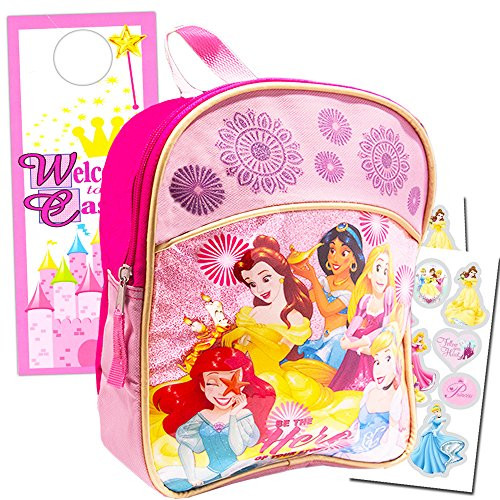 Disney Princess Mini Toddler Preschool 11" Backpack Set ~ Cinderella, Ariel, Rapunzel
