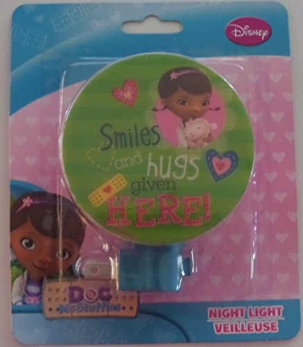 Disney Doc Mcstuffins Night Light, We All Care Together Kids Feel Safe and Secure with This Bright Night Light