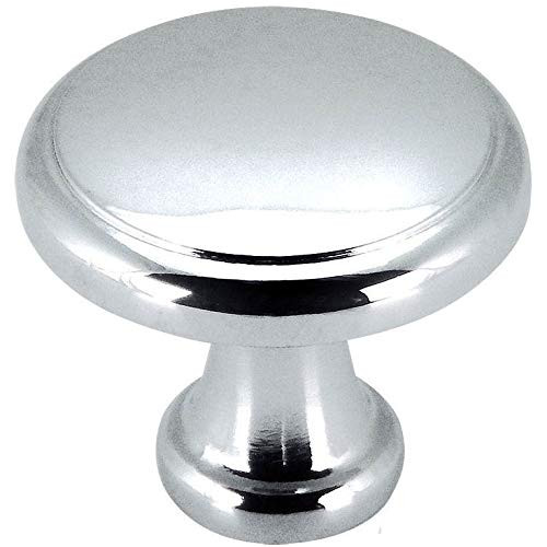 10 Pack - Cosmas 9985CH Polished Chrome Round Cabinet Hardware Knob - 1-1/8" Diameter