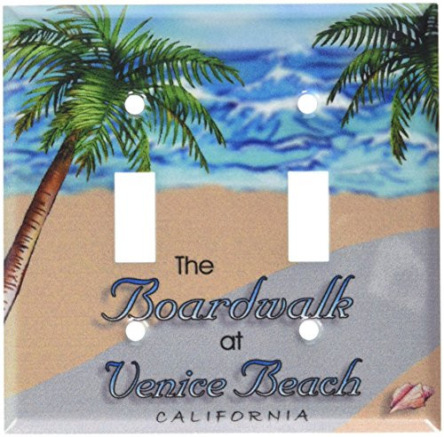 Art Plates - The Boardwalk Switch Plate - Double Toggle Art Plates - The Boardwalk Switch Plate - Double Toggle