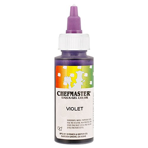 Chefmaster by US Cake Supply 2.3-Ounce Liqua-Gel Cake Food Coloring Violet