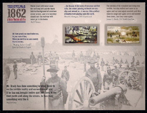 USPS The Civil War 1862 New Orleans & Antietam Sheet of 12 Forever Stamps Scott 4664-4665