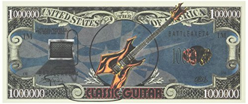 Guitar Themed Million Dollar Bills Case Pack 100