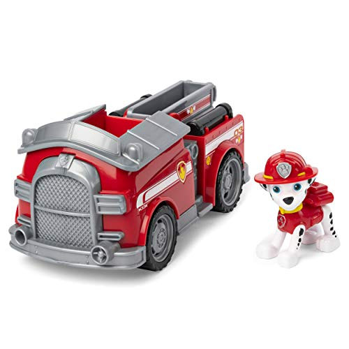 Paw Patrol, Marshalls Fire Engine Vehicle with Collectible Figure, for Kids Aged 3 and Up