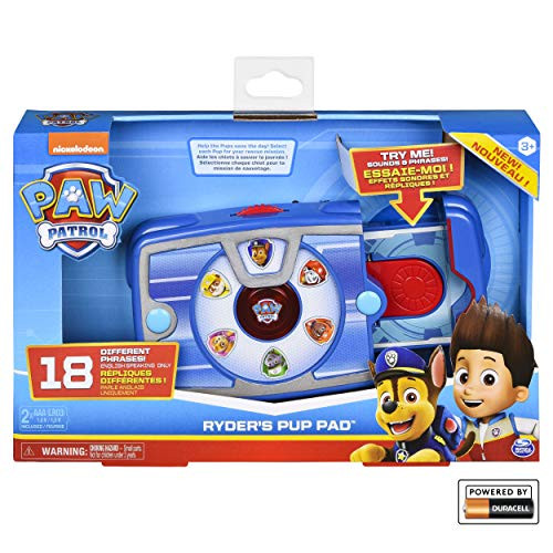 Paw Patrol, Ryders Interactive Pup Pad with 18 Sounds and Phrases, for Kids Aged 3 and up