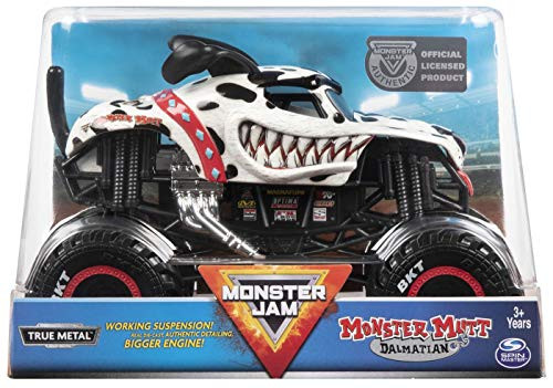 Monster Jam Big Engine Monster Mutt Dalmatian 1:24