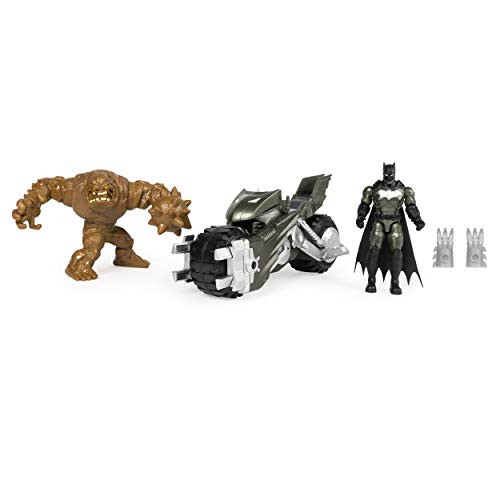 BATMAN Batcycle Vehicle with Exclusive and CLAYFACE 4-Inch Action Figures BATMAN Batcycle Vehicle with Exclusive and CLAYFACE 4-Inch Action Figures