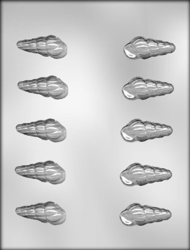 CK Products 3-D Long Seashell Chocolate Mold
