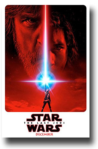 Star Wars Last Jedi Poster - SW8 8 Movie - 11 x 17 Promo