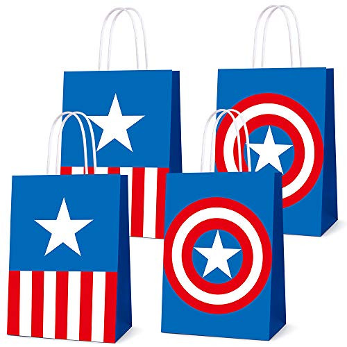 16 PCS Party Favor Bags for Superhero Birthday Party Supplies, Party Gift Goody Treat Candy Bags for Superhero Party Favors Decor for Superhero Themed 16 PCS Party Favor Bags for Superhero Birthday Party Supplies, Party Gift Goody Treat Candy Bags for Superhero Party Favors Decor for Superhero Themed