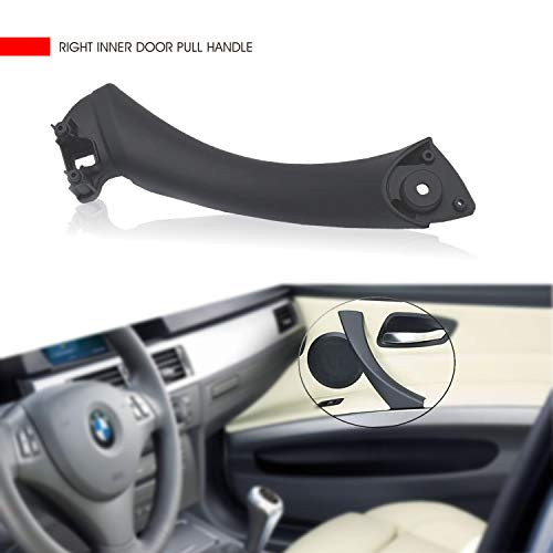 InSassy Door Pull Handle for BMW E90 E91 E92 E93 3 Series - Right Front/Rear Inner Door Panel Handle Support Bracket - Passenger Side Door Handle Repl