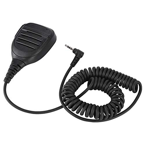 Walkie Talkie Microphone, 3.5mm PTT Handheld Two Way Radio Speaker Mic for YAESU FT1D, FT1XDR, FT2DR, FT2XDR, FT-50, FT-60, FT-10R, FT-40R, FT-50R, FT