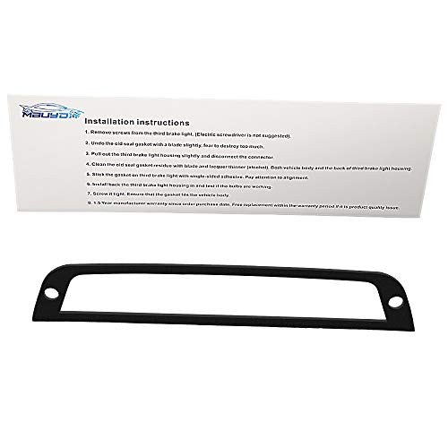 MbuyDIY 3rd Third Brake Light Gasket Seal Compatible with 2005-2019 Frontier 2004-2015 Titan High Mount Stop Lamp Assembly, Single-sided adhesive