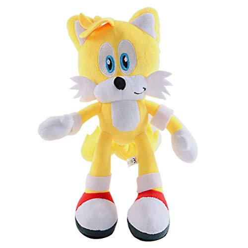 qichemaoy Classic Amy Plush Figure Toys Sonic The Hedgehog Sonic The Hedgehog Cartoon Character Plush Children's Pillow 11in (Yellow)