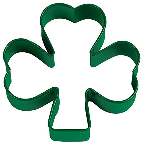 Wilton Green Metal Shamrock Cookie Cutter