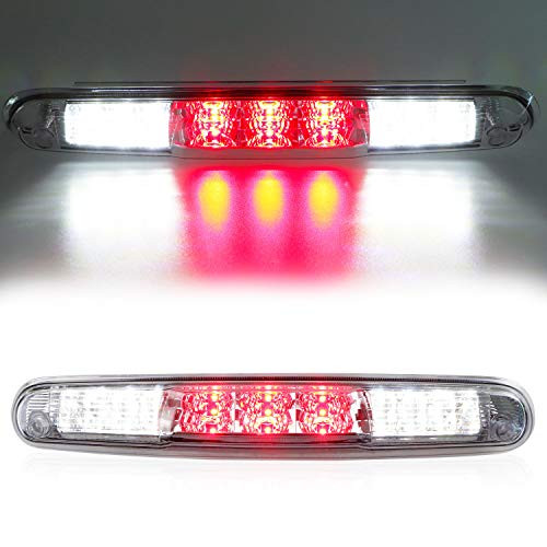 3rd Third Brake Light for 07-13 Chevy Silverado/GMC Sierra 1500 2500HD 3500HD Cargo Light LED High Mount Lamp Tail Light (Red)
